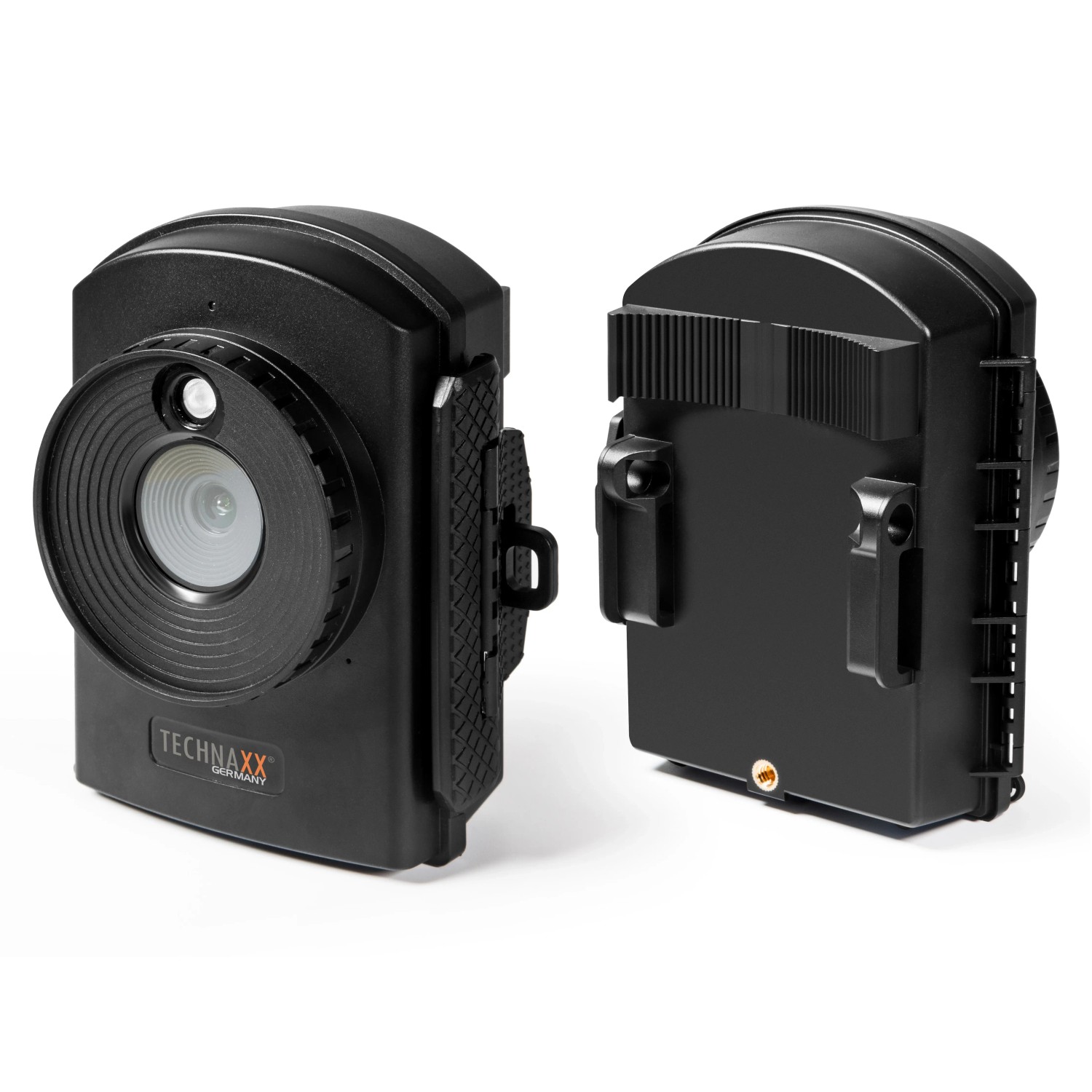 Technaxx TX-164 Zeitraffer-Kamera in Schwarz, für Außen- und Innenbereich.