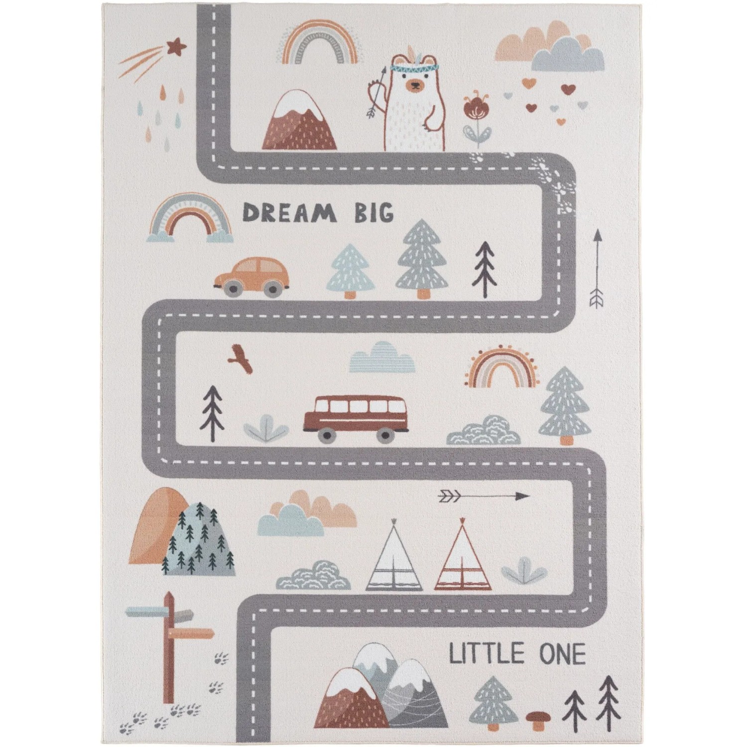Ayyildiz Kinderteppich Coco 1134 Creme 120 cm x 170 cm