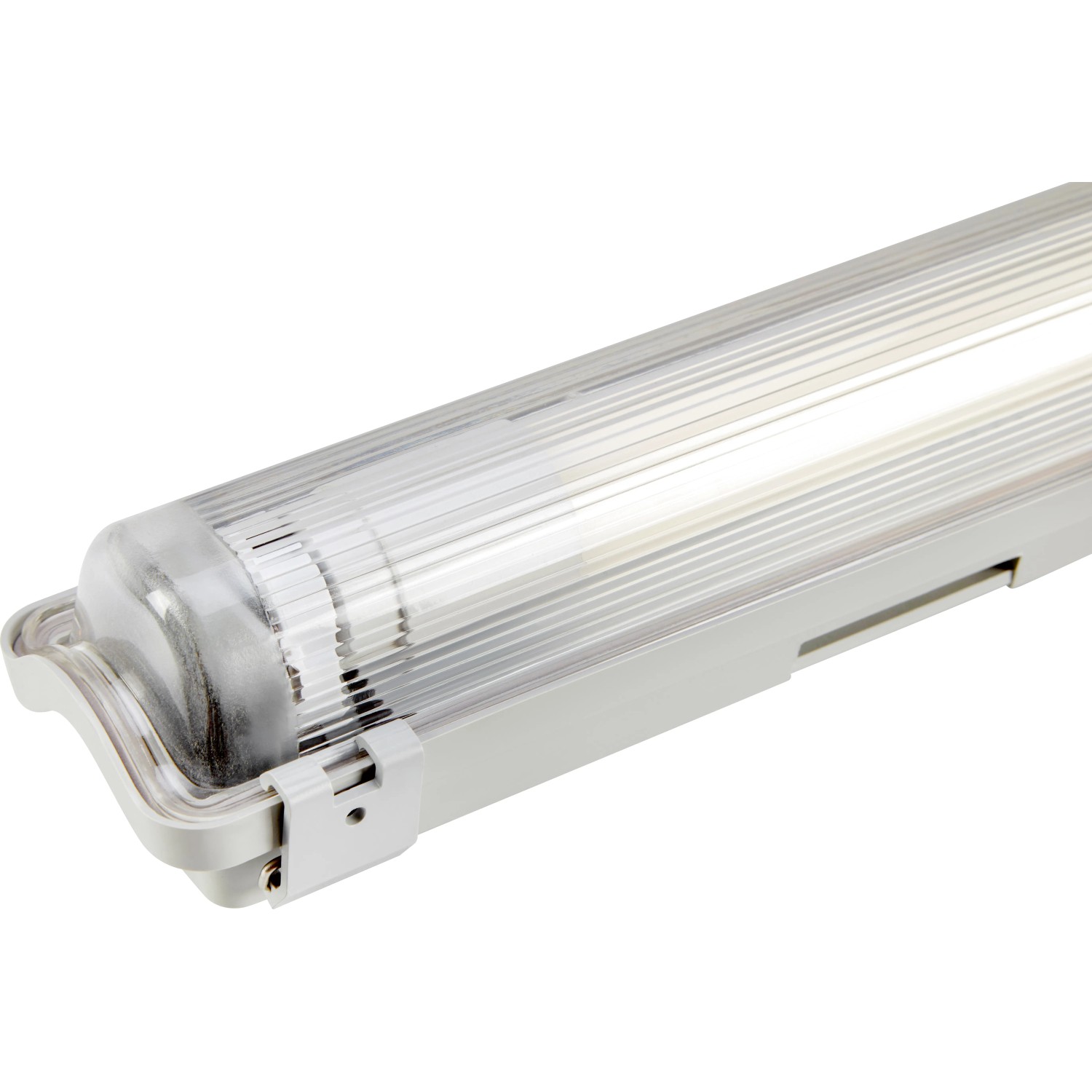 LED-Feuchtraumleuchte, 9W, 68cm, neutralweißes Licht, ideal für Bad, Keller und Garage.