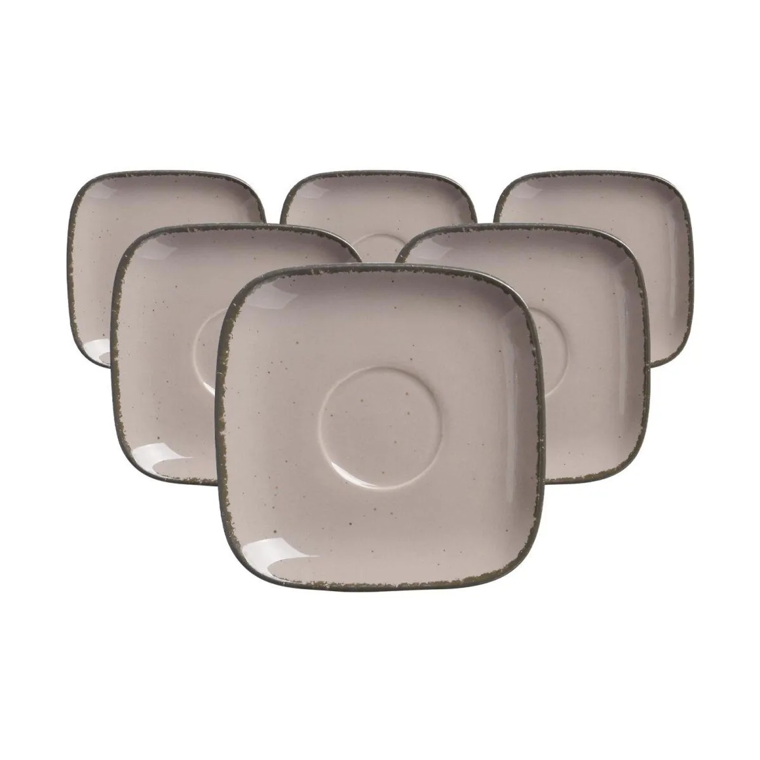 Ritzenhoff & Breker Casa Espressountertasse 10 cm 6er Set Nougat