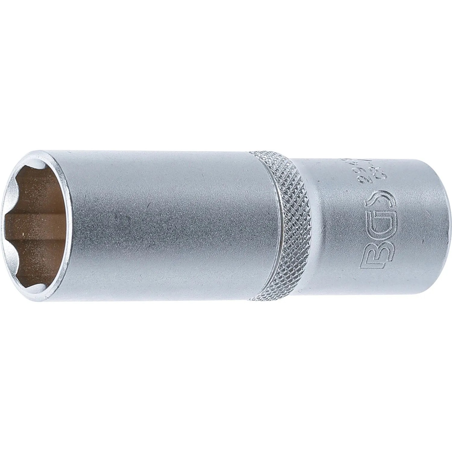 BGS Steckschlüssel Einsatz Super Lock Tief Antrieb Innenvierkant 12 5 Mm  1 2 Zoll  SW 19 Mm 2949