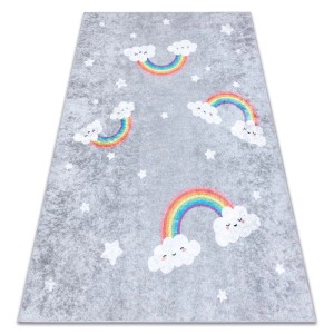 RugsX Teppich Junior VG18029 Grau 200cm 290cm