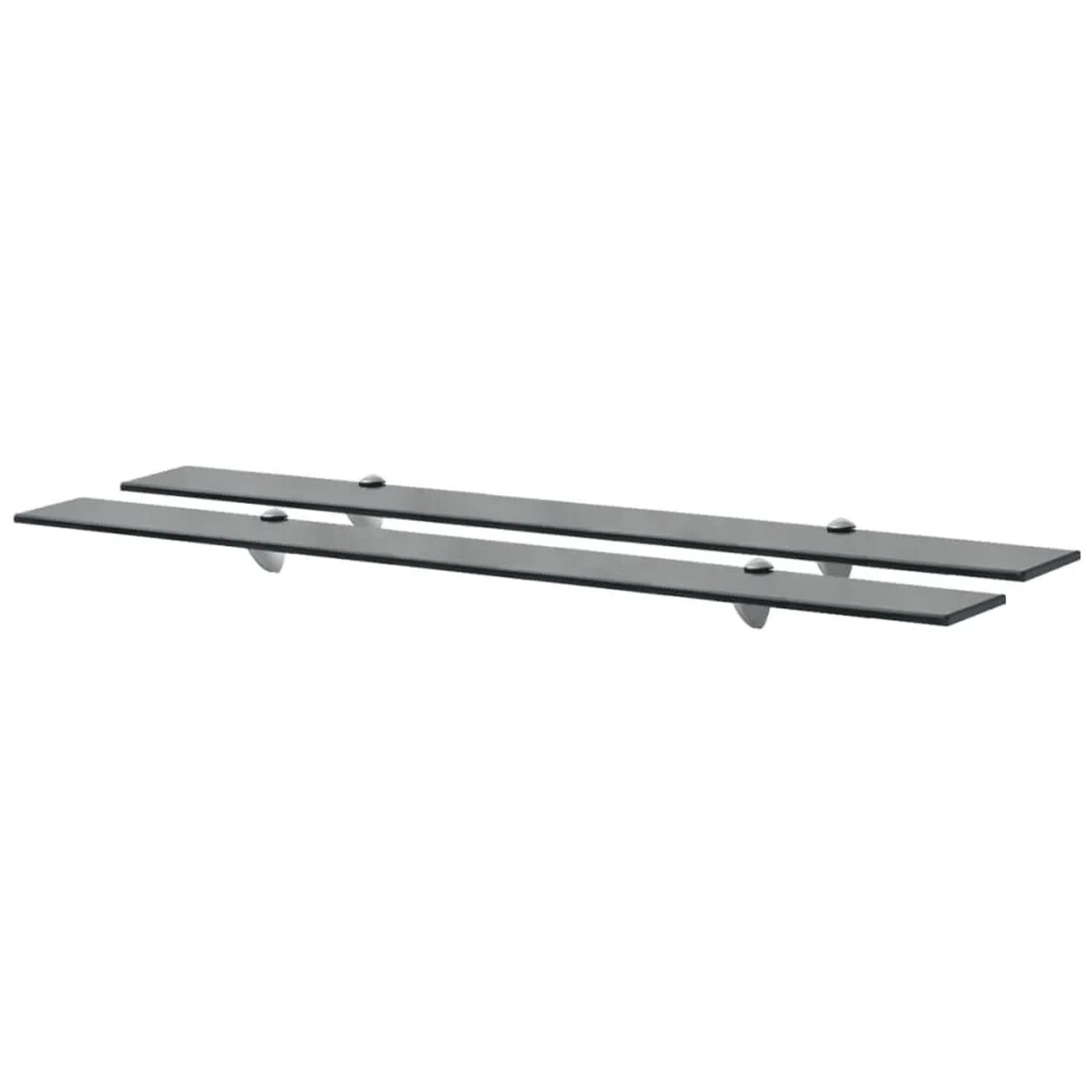vidaXL Schweberegale 2 Stk Glas 100x20 cm 8 mm 3051533