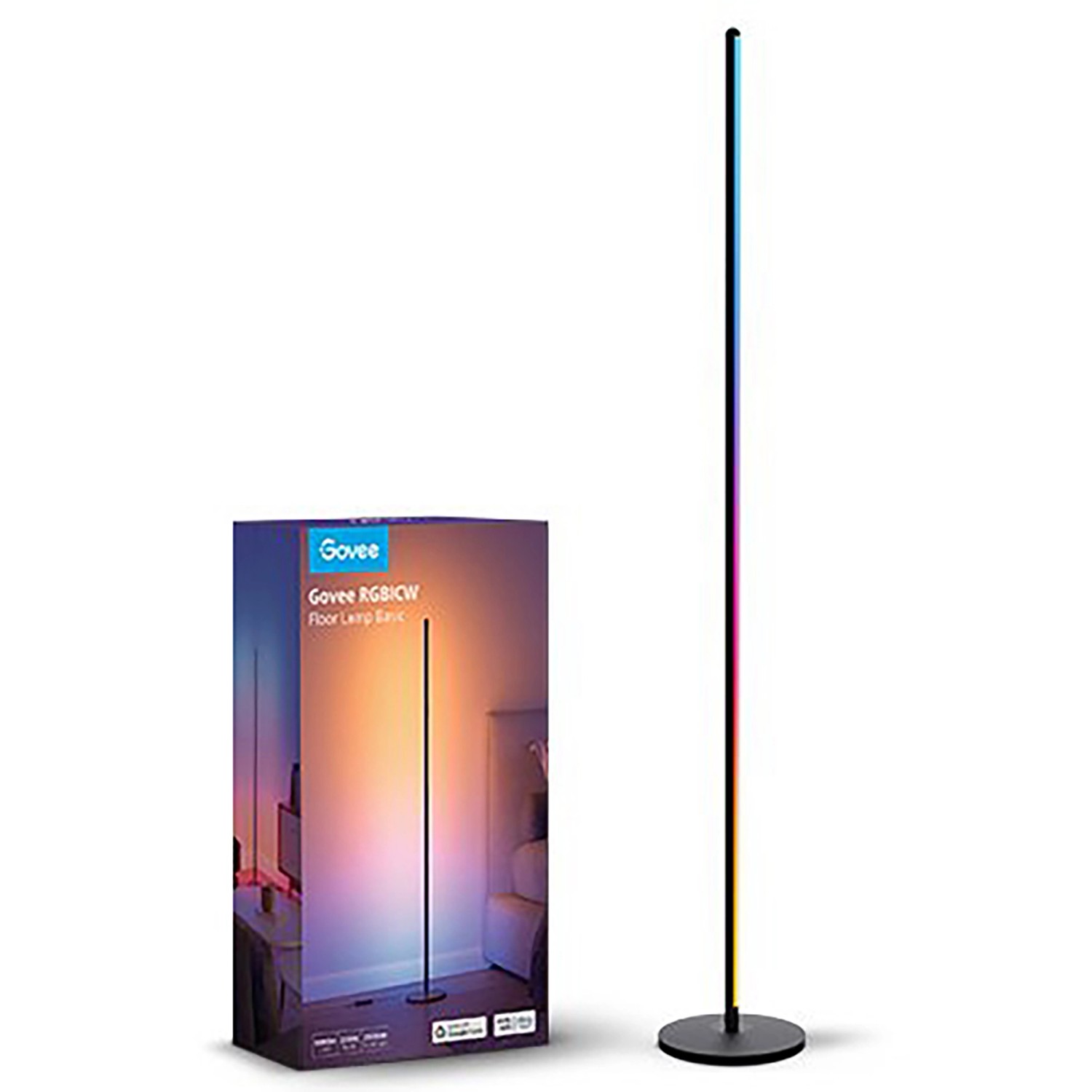 Govee RGBICW Smarte-LED-Stehleuchte H6076 eckig günstig online kaufen