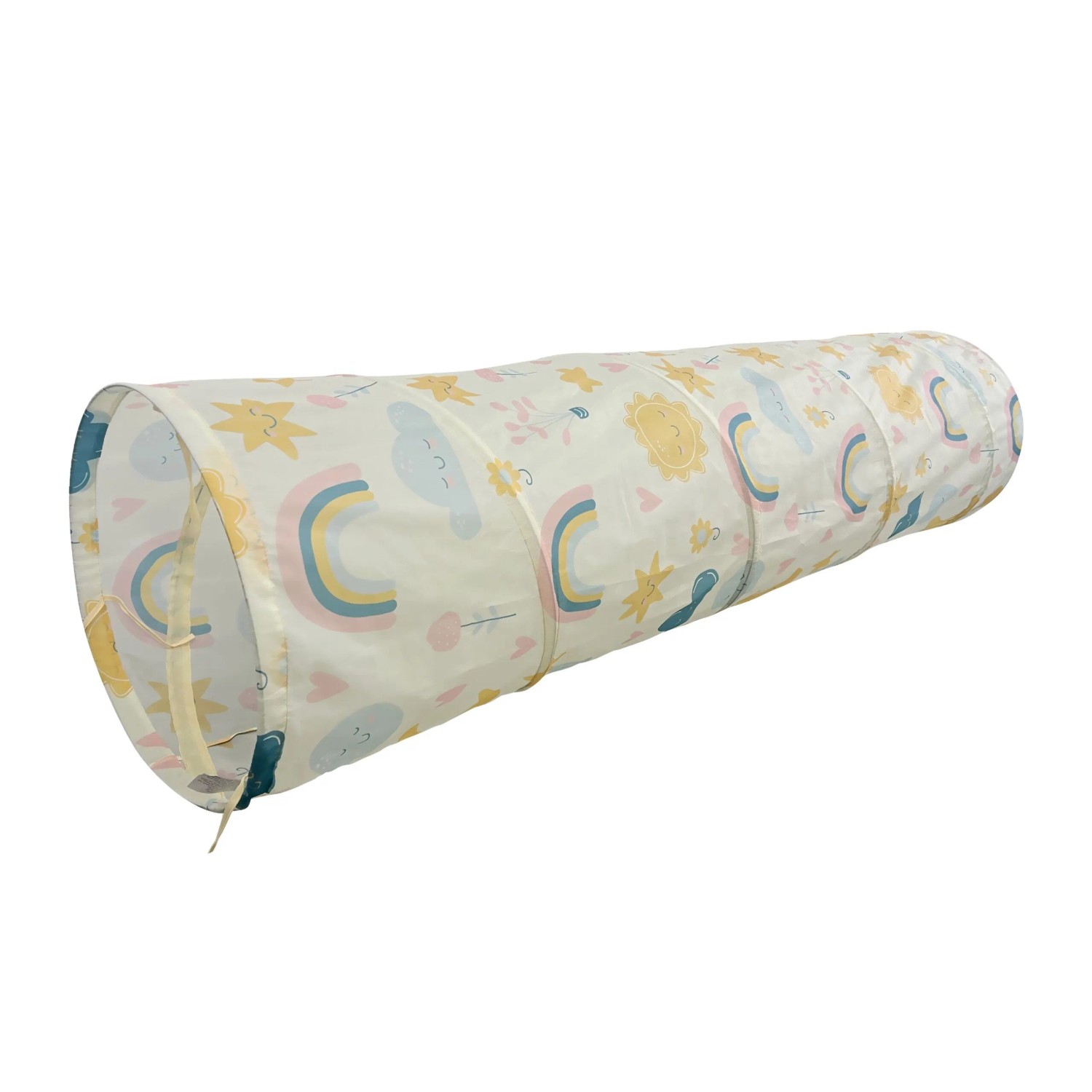 Relaxdays Spieltunnel Polyester Bunt Pop Up 180 cm x 45 cm 550 g