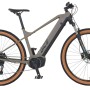 Prophete E-Bike MTB Dice 3.0, 29 Zoll, grau-schwarz matt. Hardtail mit Mittelmotor und integriertem Akku.