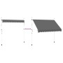 vidaXL Einziehbare Markise Handbetrieben 300 cm Anthrazit 143690_6