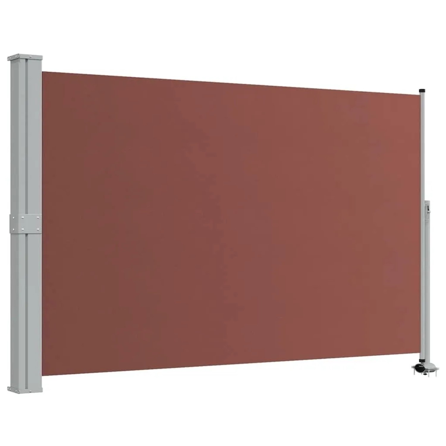 vidaXL Ausziehbare Seitenmarkise 160x300 cm Braun 48349
