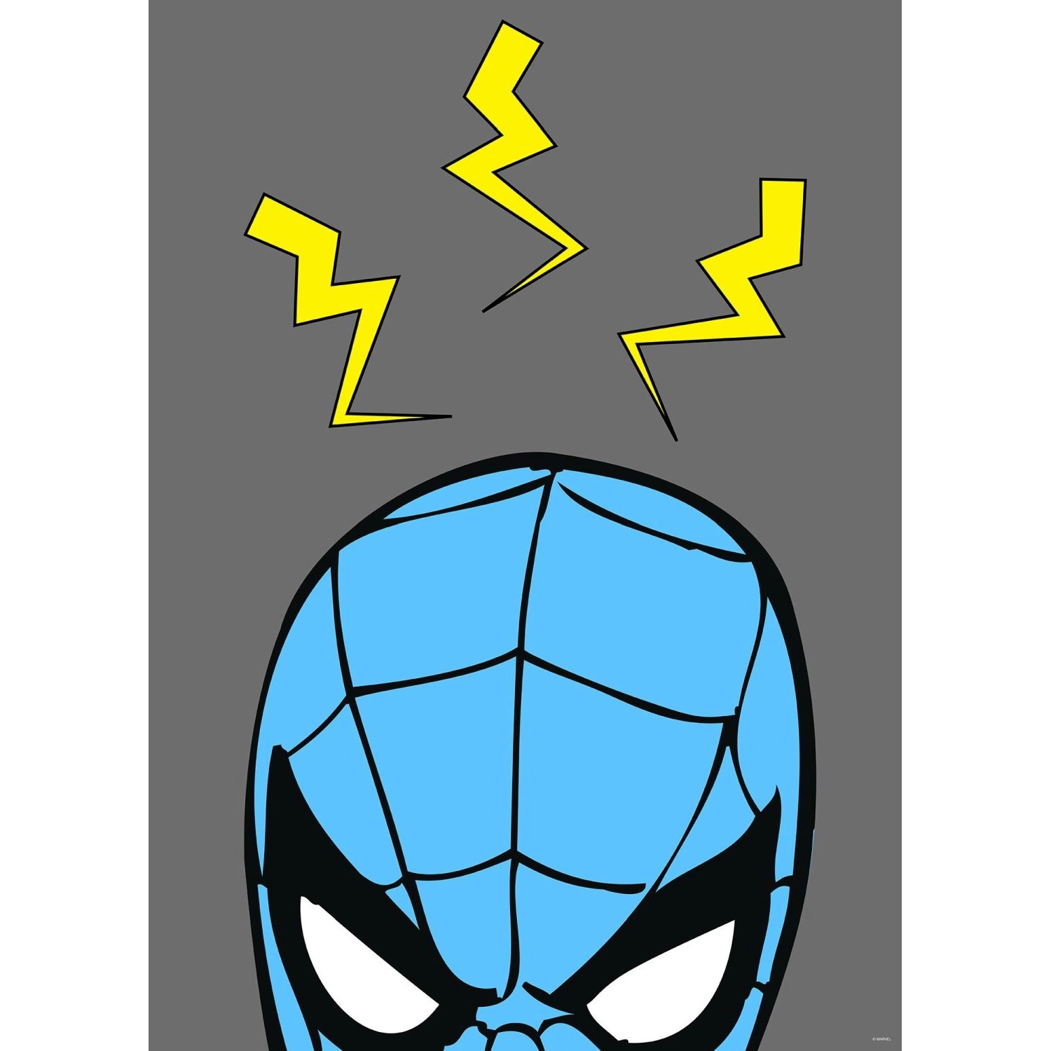 Komar Poster Spider-Man Blau und Grau 40 cm x 50 cm 612847