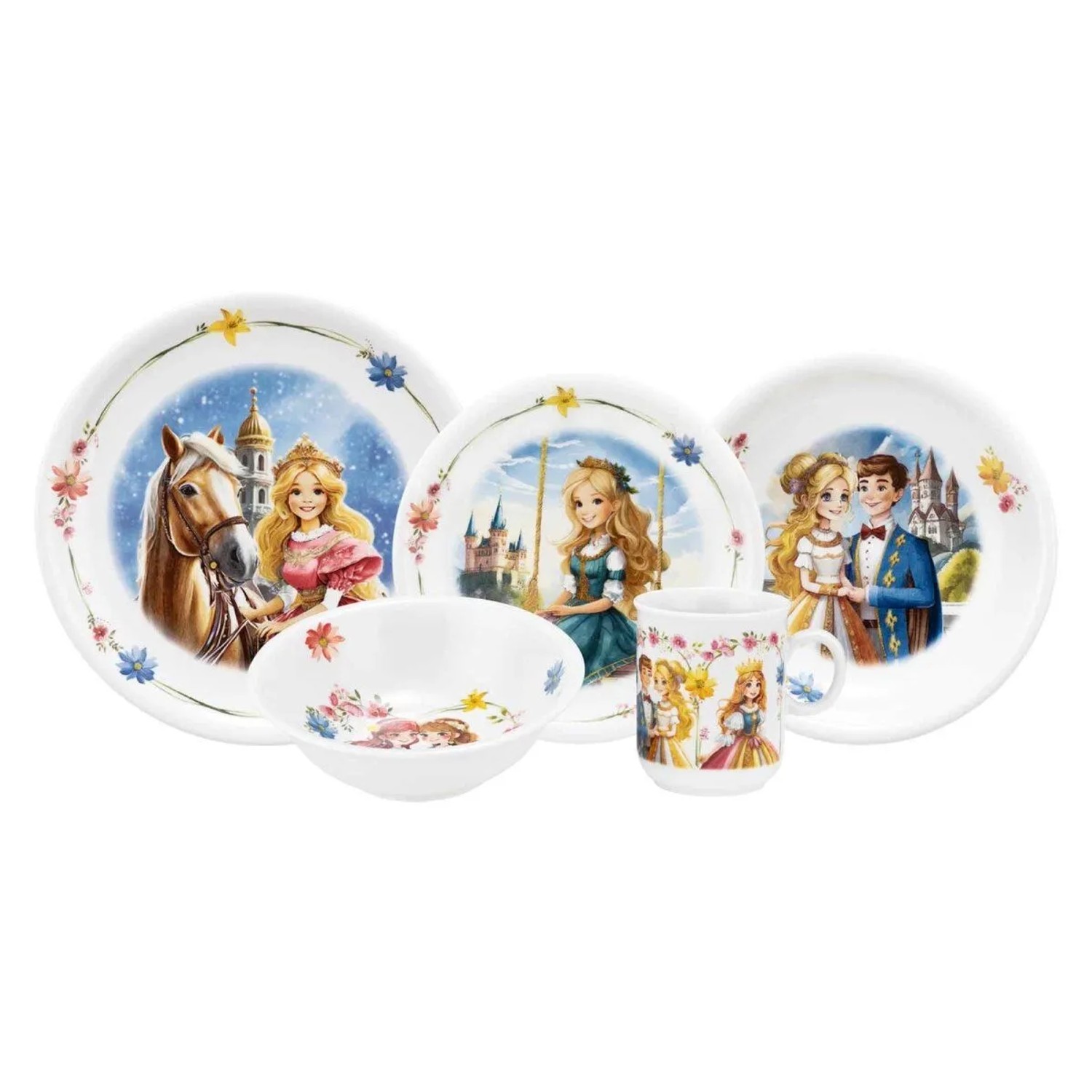 Seltmann Weiden Compact Kindergeschirr Set 5-teilig Prinzessin