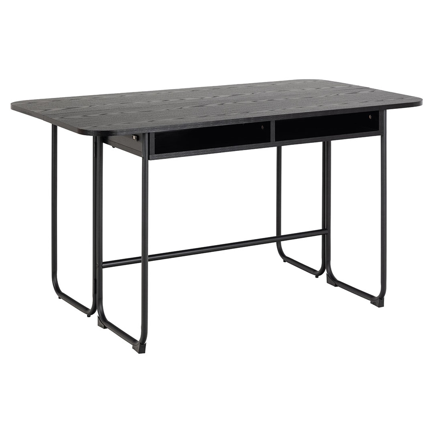 ebuy24 Darlington Esstisch 140x40 80cm Ausziehbar Schwarz günstig online kaufen