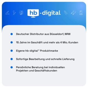 hb-digital Satfinder Digital SF-99 LCD Display Kompass Ton Weiss