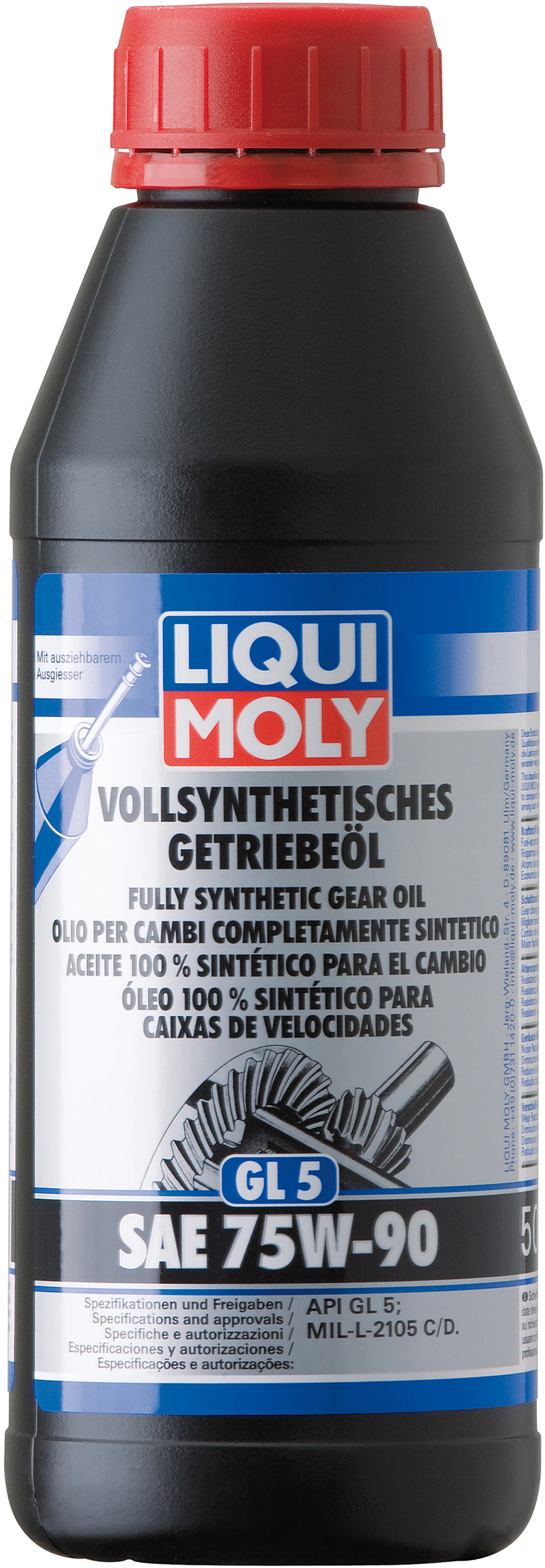 Liqui Moly Vollsynthetisches Getriebeöl (GL 5) SAE 75W-90 0,5 l kaufen bei  OBI
