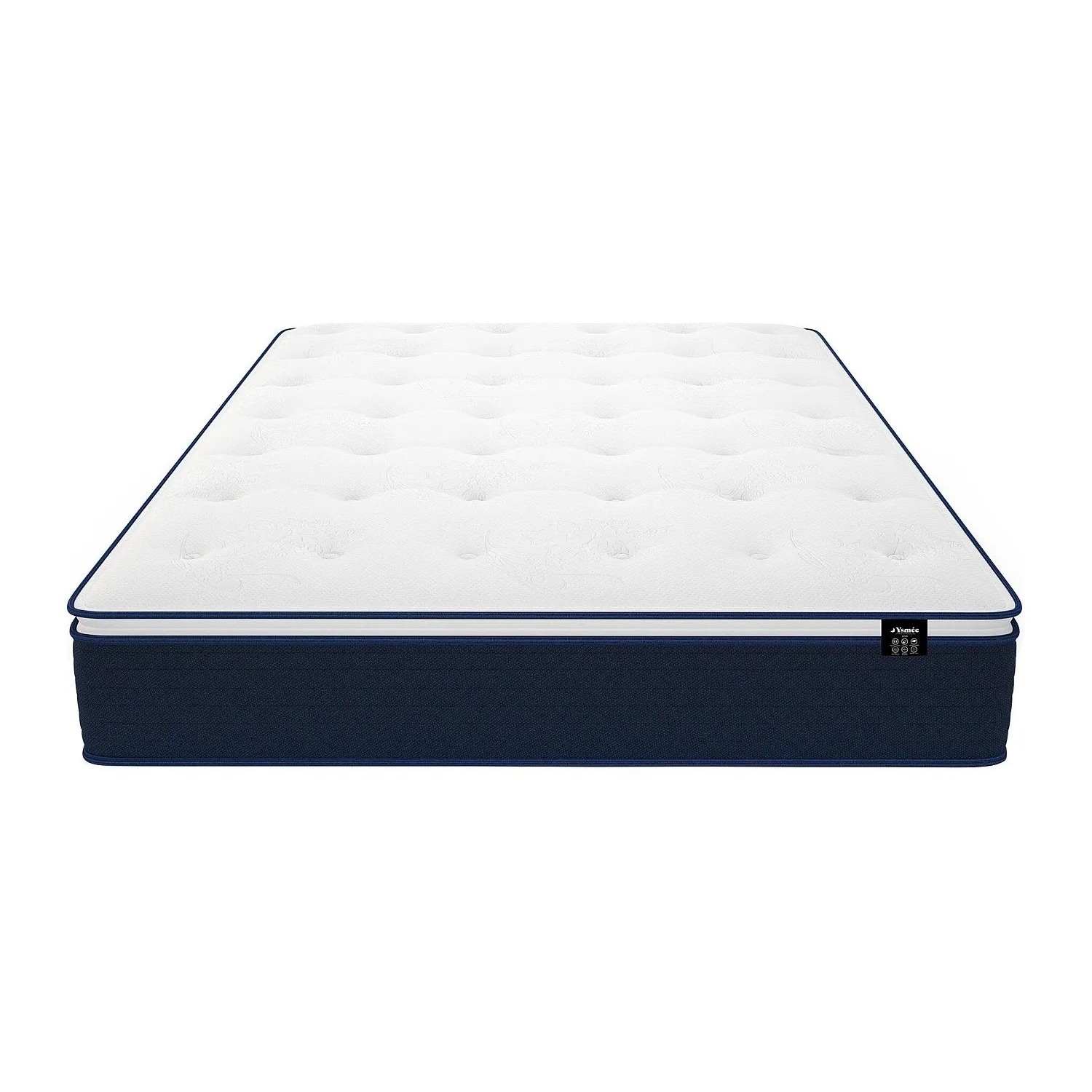 Vente-unique Standardmatratze Altier Weiß 200 cm