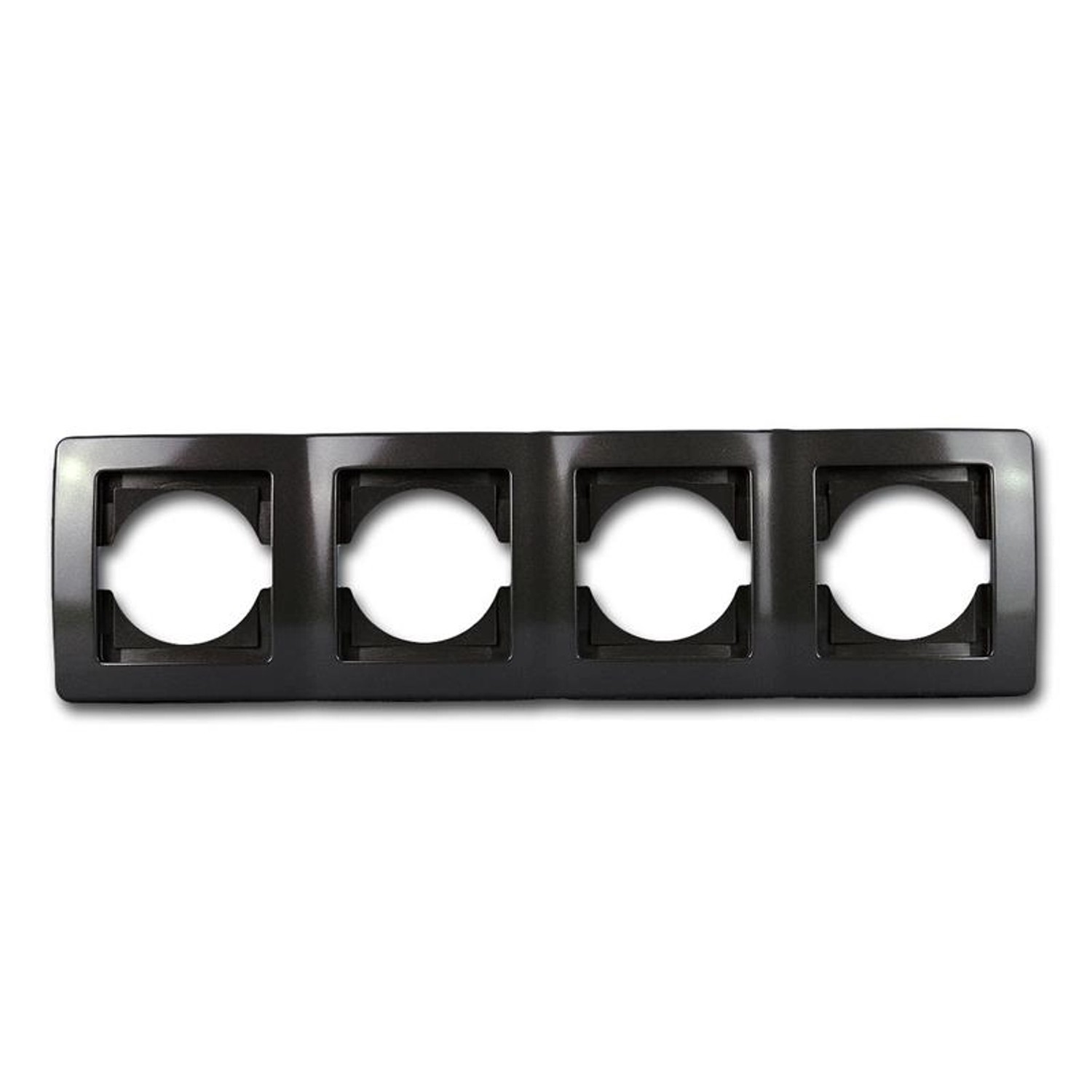 TEM EKONOMIK 4-Fach UP Rahmen Horizontal Anthrazit günstig online kaufen