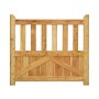 GartenLand Tor Vorgartenzaun GRAZ Gerade 100x90 cm Holzzaun Lärche PEFC_6