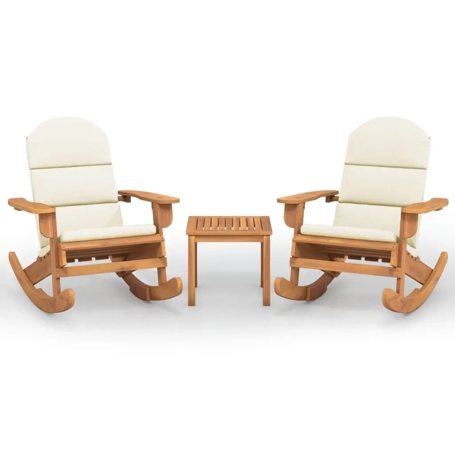 vidaXL 3-Tlg Garten-Lounge-Set Adirondack Massivholz Akazie 3152128
