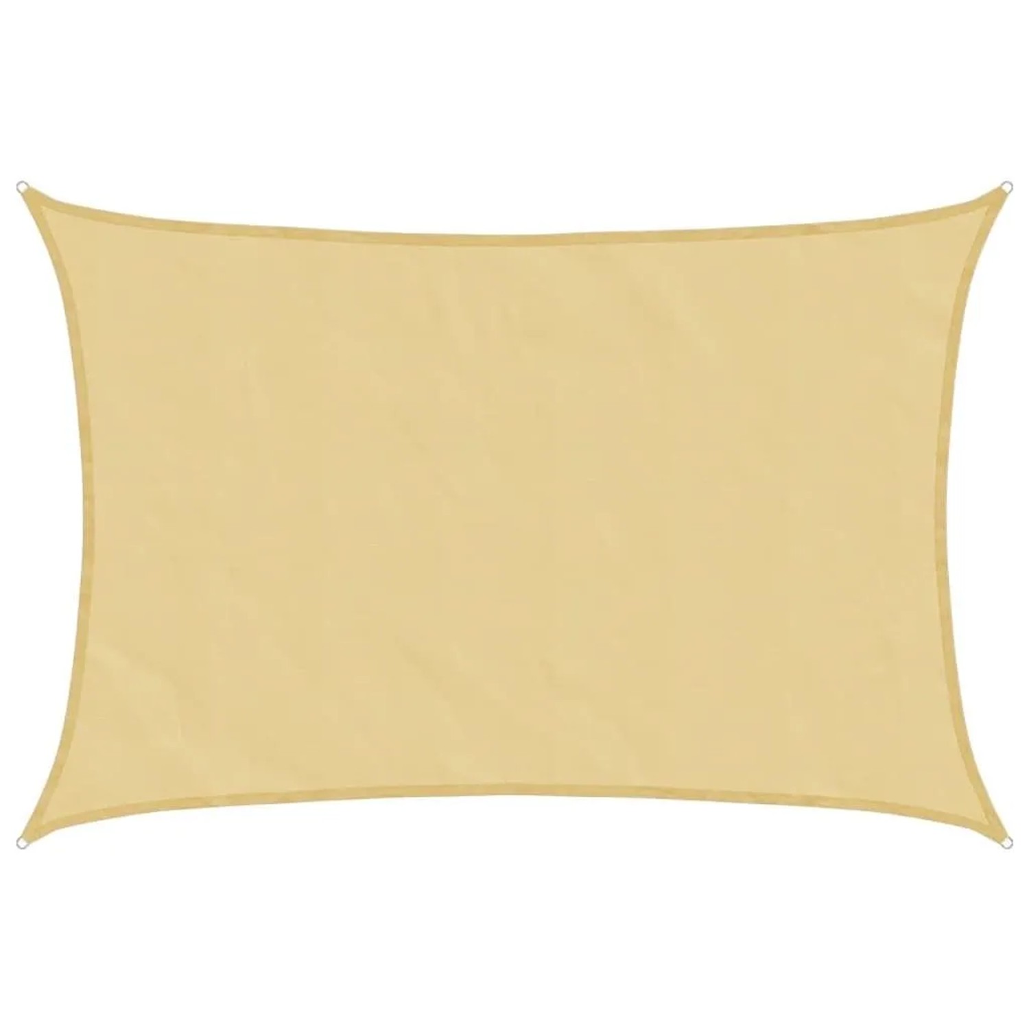 vidaXL Sonnensegel Sandfarbe 5x3 m 100% Polyester Oxford 4000572