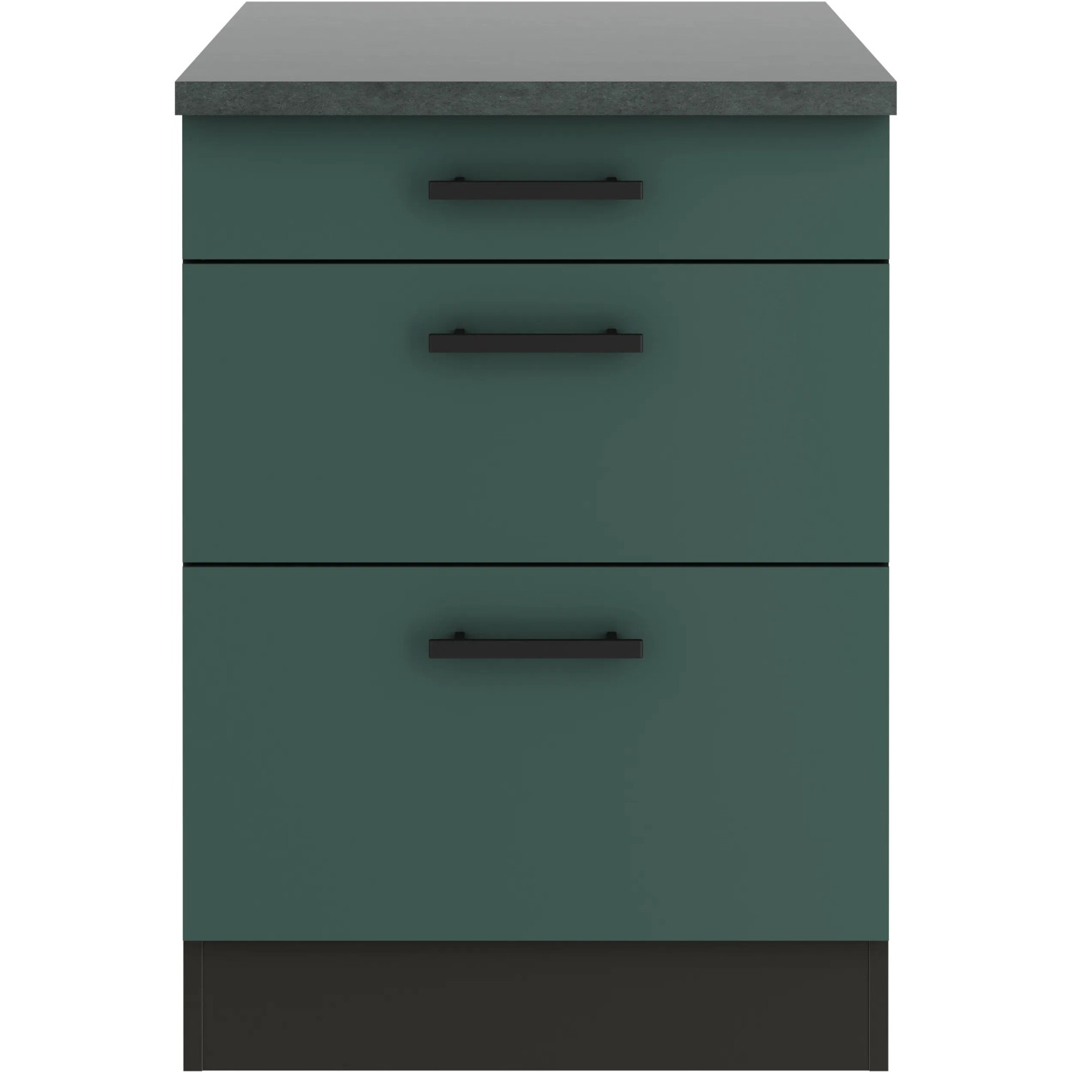 OPTIFIT Verona405 Küchen-Unterschrank 60 cm Steingrün