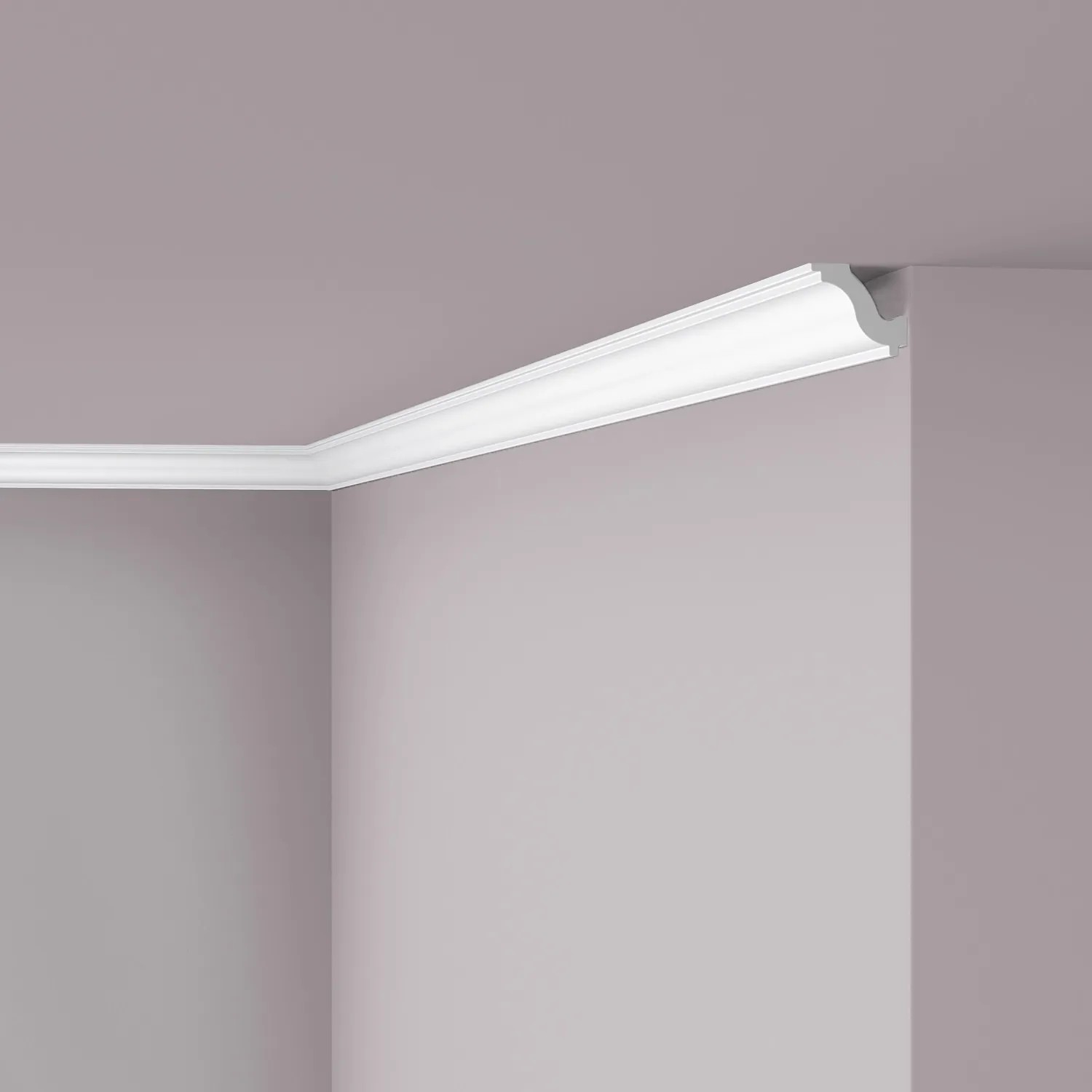 NOEL & MARQUET NMC H NOMASTYL Eckleiste Zierleiste Stuckleiste 2 m 200 cm x 5 cm x 4,5 cm Weiß