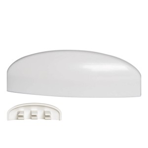 Weiße Bauheld Wasserschlitzkappen (30-35mm, 30 Stk.) für Fenster zur Reduzierung von Zugluft.