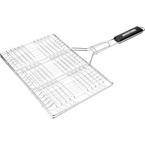 Jamestown Wendebräter aus Edelstahl mit Holzgriff für Burger und Steaks.