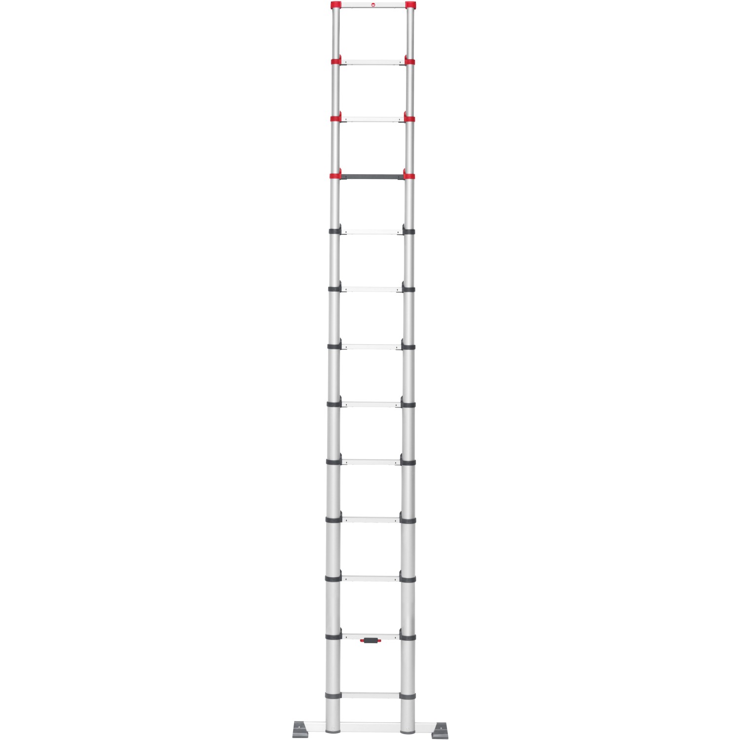 Hailo Sicherheits-Teleskopleiter FlexLine 380 Aluminium 13-stufig bis 150 kg