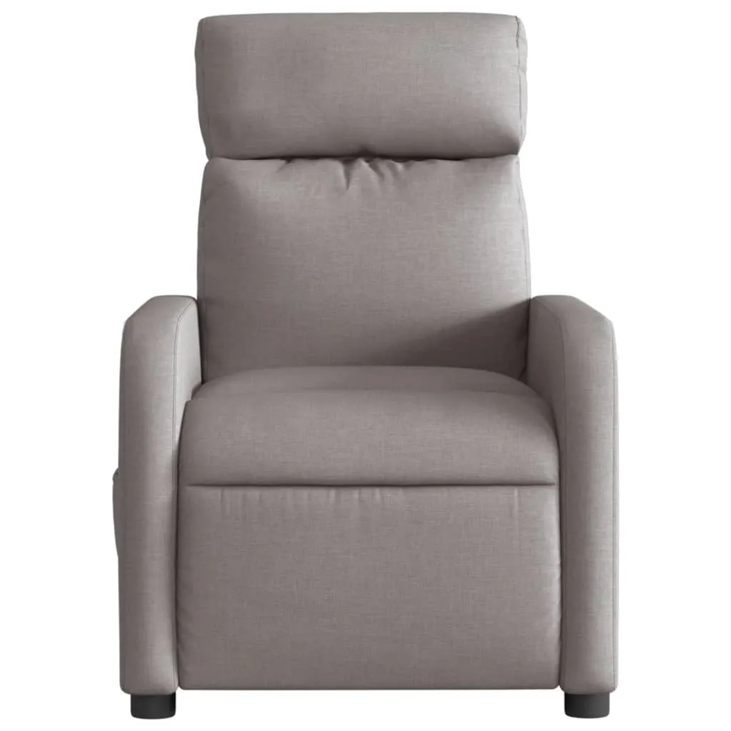Elektrischer Massagesessel Taupe von vidaXL, Relaxsessel mit Stoffbezug.