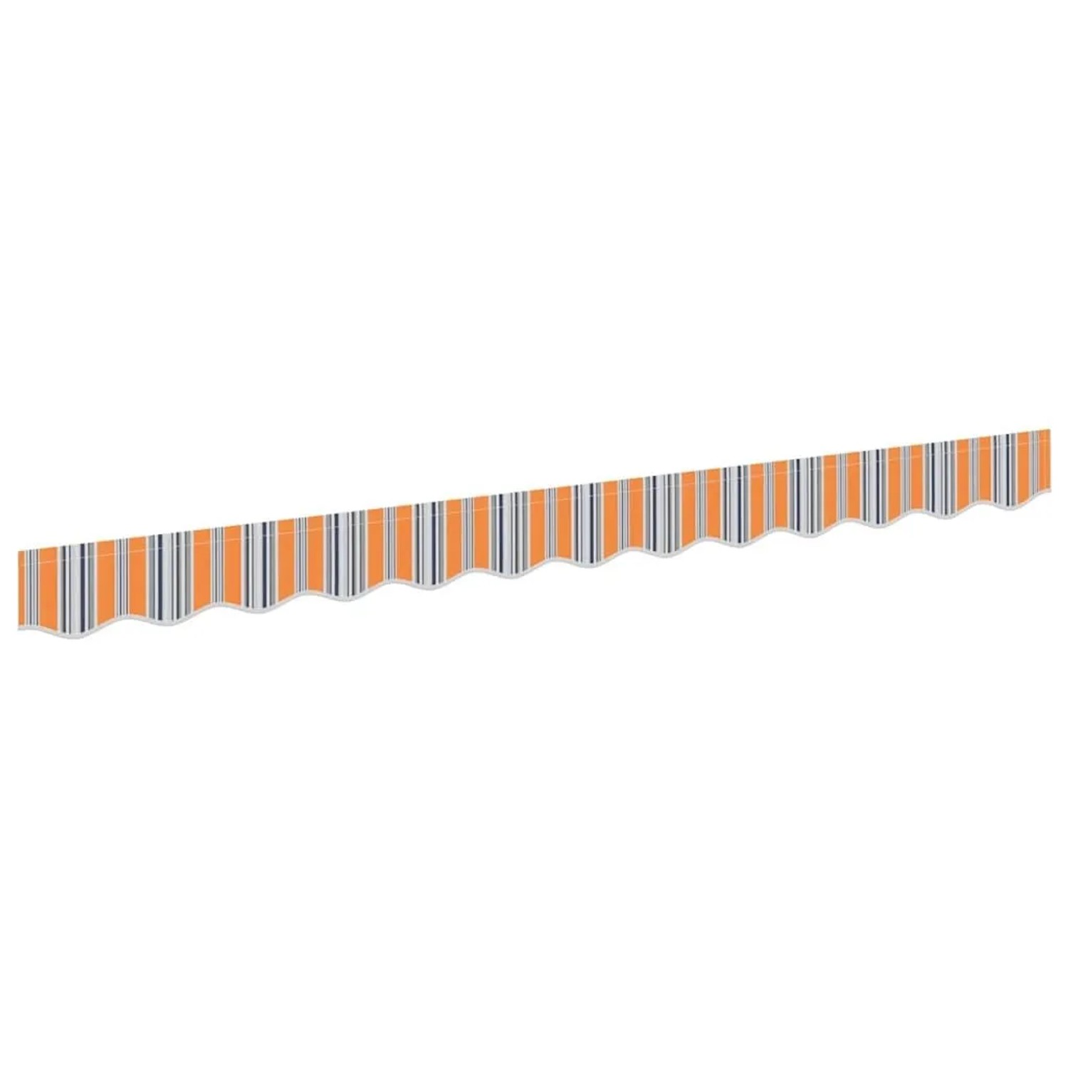 vidaXL Markisenvolant Mehrfarbig 230 x 20 cm Segeltuch 42000736