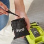 Ryobi Akku-Multi-Kompressor Zubehör im Beutel. Aufsätze für Reifen, Bälle und mehr.