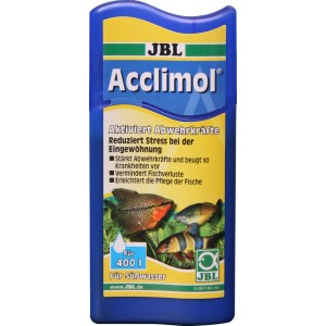 JBL Acclimol Fisch Eingewöhnungshilfe 100ml für gesundes Aquariumwasser und weniger Stress für Fische.