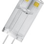 Osram LED G4 Leuchtmittel, 0,9W, Warmweiß, 5er Set. Kompakte Stiftform mit klarem Gehäuse.