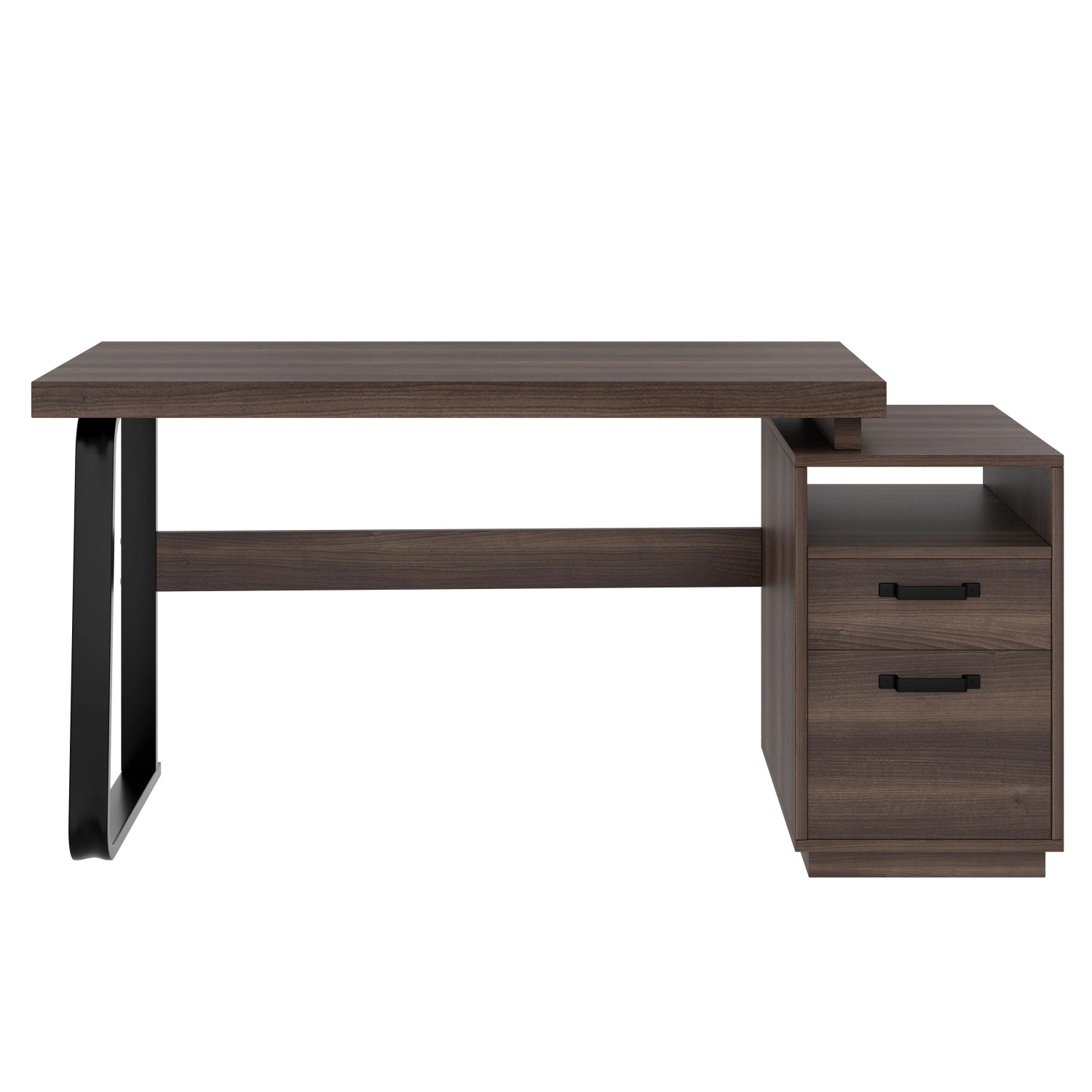 okwish Schreibtisch Super Belastbar Multifunktionales Aufbewahrungsdesign Ordnersch 135 × 54 cm