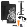 ECD Germany Stand Up Paddle Board Set: Board-Tasche, Pumpe, Paddel, Reparaturset und Zubehör.