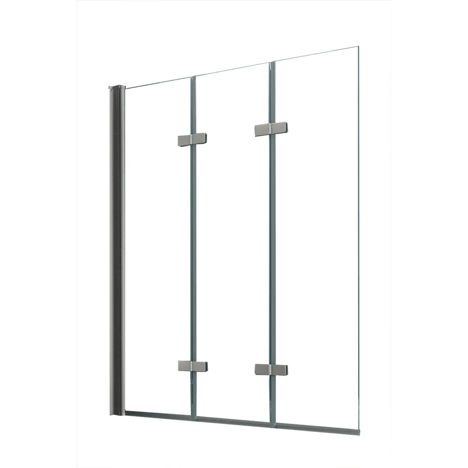 Glasdeals Badewannenaufsatz Duschtrennwand VALVE 130 x 140 cm – 3514