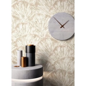 Newroom Vliestapete Sanja Beige Muschel Modern FSC®