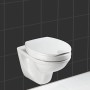 Wenko WC-Sitz Secura Comfort mit 5cm Sitzflächenerhöhung für mehr Komfort und Sicherheit im Bad.