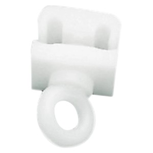 Gardinia U-Feststeller, 6er-Pack, weiß, für Stil- & Seilspanngarnituren.