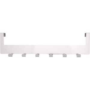 Siro Türgarderobe mit 6 Haken, Chrom glänzend, 375 mm lang.