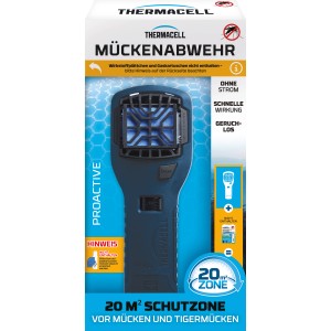 Thermacell Proactive Mückenabwehr Handgerät, ohne Wirkstoff. Ideal für unterwegs und den Garten.