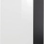 Fackelmann Waschbeckenunterschrank SBC, 44 cm, Anthrazit/Weiß, mit Softclose.