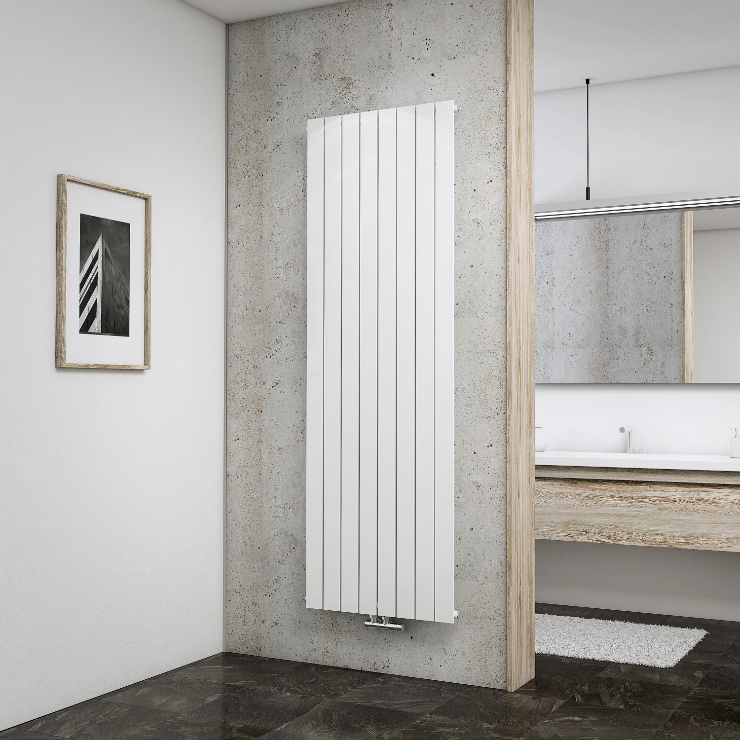 Schulte Heizkörper Aachen, 180 x 61,6 x 7,5 cm