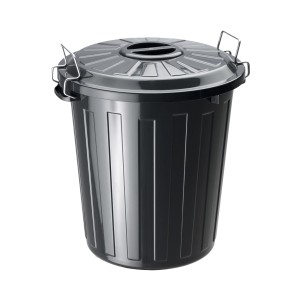 Rotho Universal Tonne Basic 25 l Schwarz