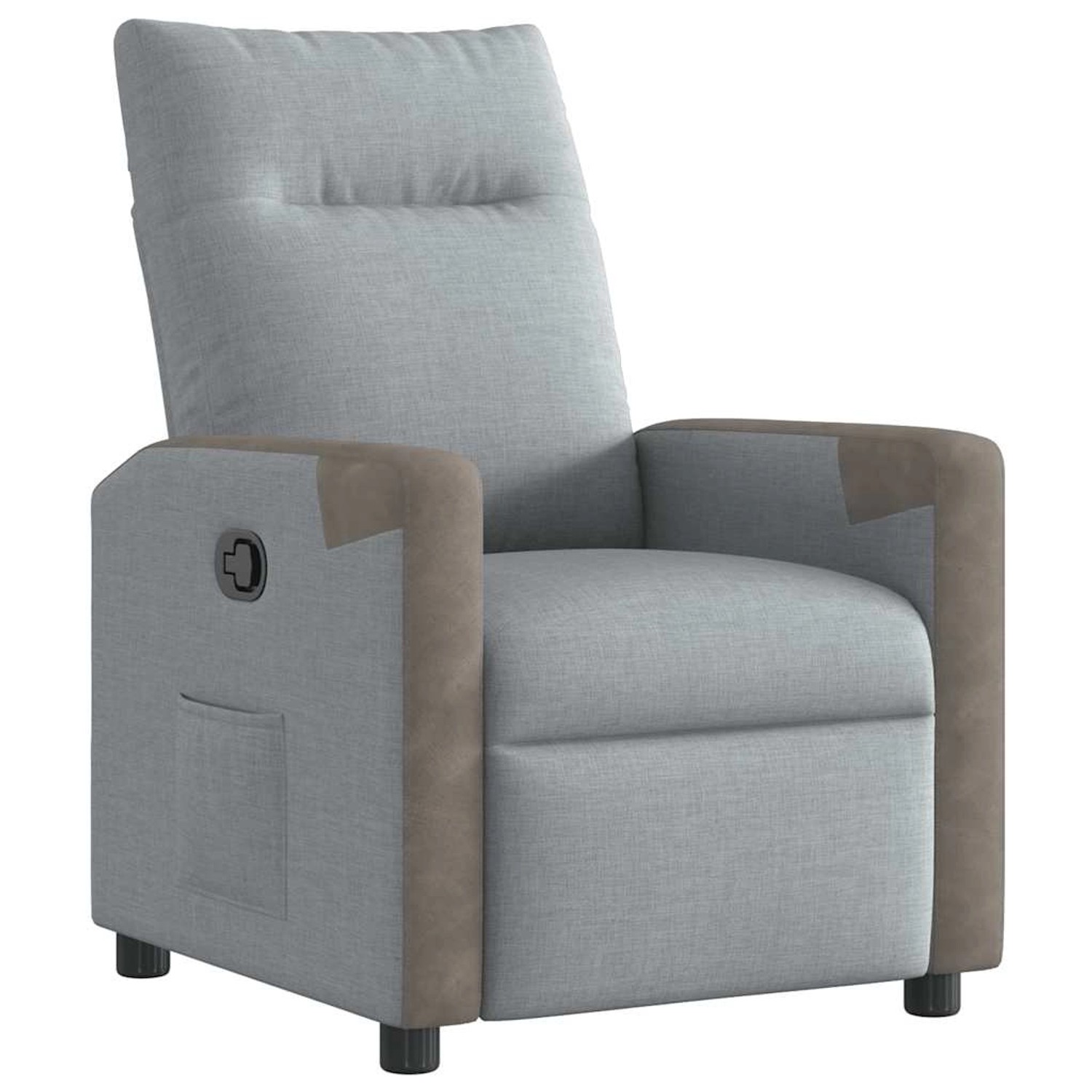vidaXL Relaxsessel Hellgrau Stoff 4104839 günstig online kaufen