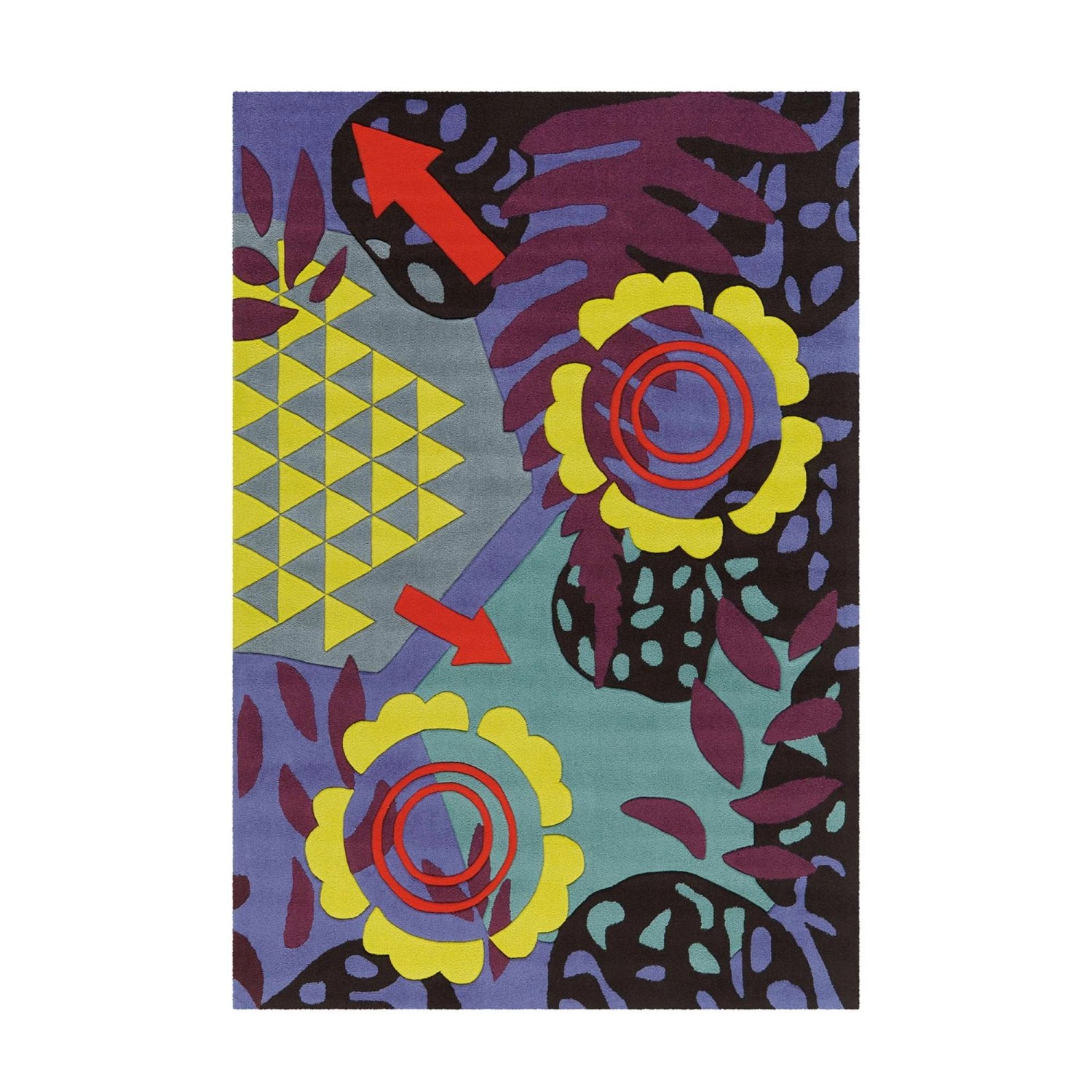 MeGusta Kurzflor Teppich Modern Multi 140x200 cm Dolores günstig online kaufen