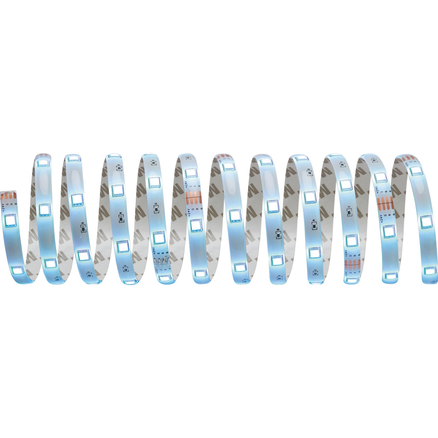 LED-Flexband RGB, 10 m, mit Fernbedienung. Farbwechselnde LED-Streifen für stimmungsvolle Beleuchtung.