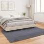vidaXL Kunstschaffell Teppich Tafalla Anthrazit 140 x 200 cm Polyester 42021593_4