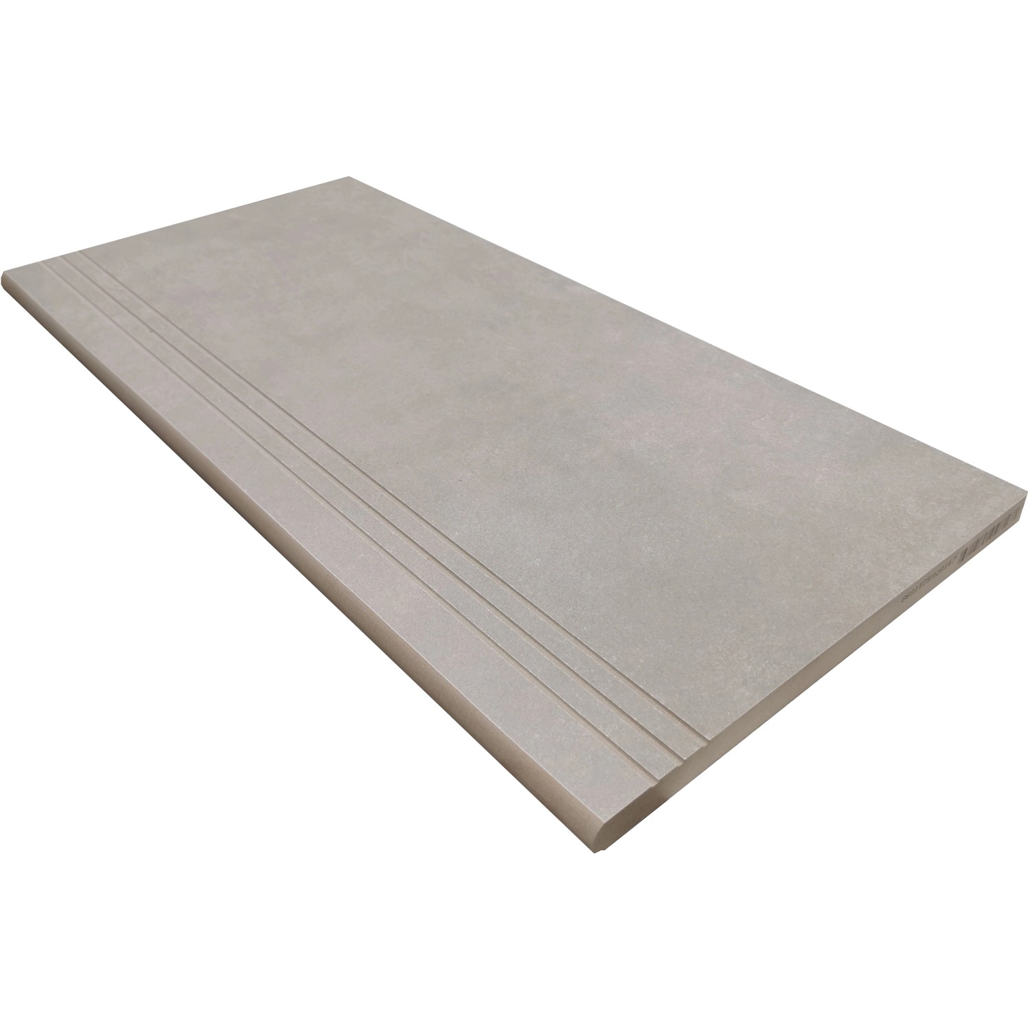 Poolrandstein Feinsteinzeug Rundform mit 3 Rillen 29,5 cm x 120 cm x 2 cm Sonder