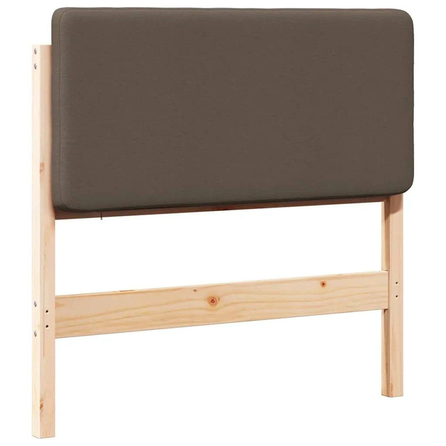 vidaXL Gepolstertes Kopfteil mit Kopfteil Braun und Taupe 100 cm 880086