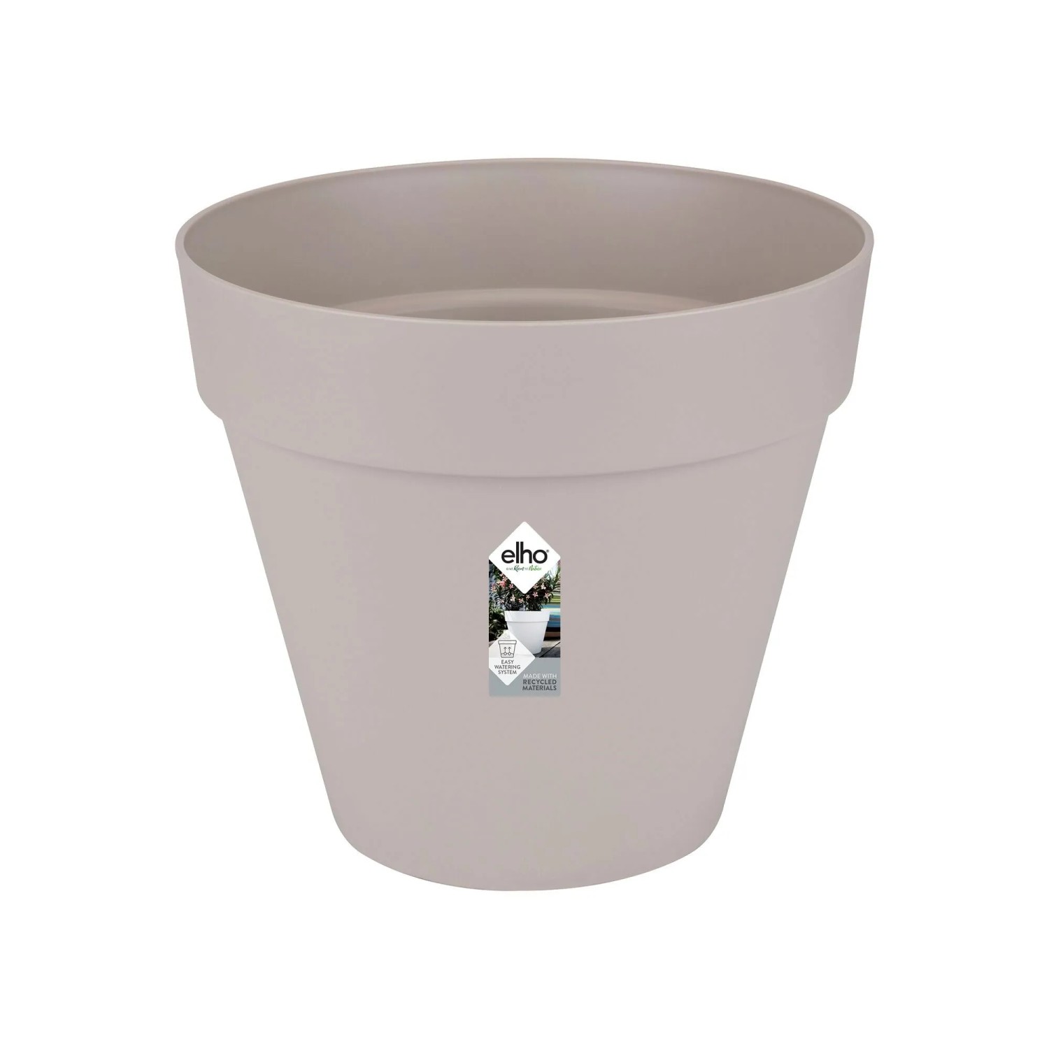 Elho Blumentopf Loft Urban mit Rollen Ø 58 cm x 54 cm Grau